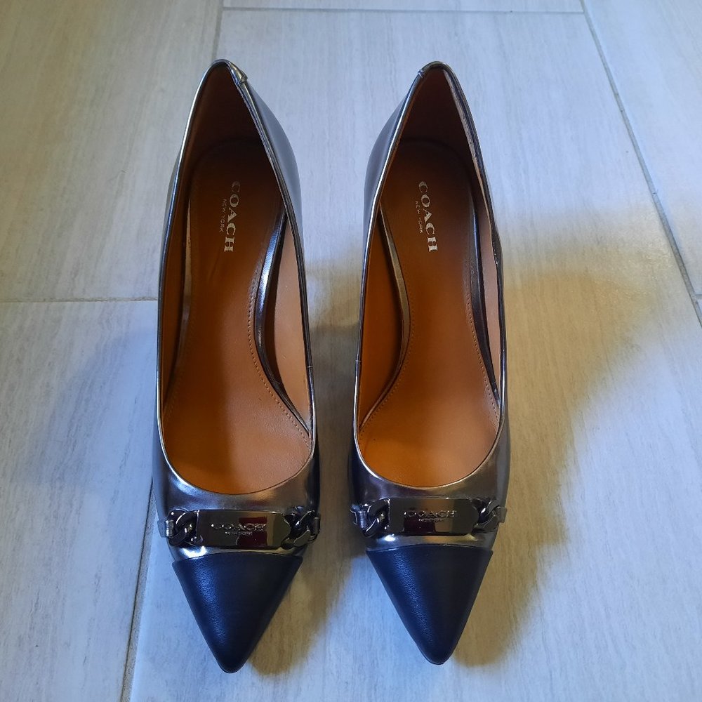 Coach Metallic Pumps - Size 7